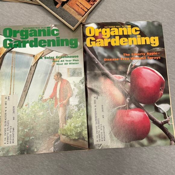Vintage 1980 Organic Gardening Magazines Full Year Jan-Dec Bundle - Picture 2 of 7